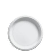 White Extra Sturdy Paper Dessert Plates, 6.75in, 50ct